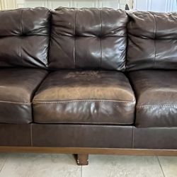 3 Seats Genuine Leather Sofa
