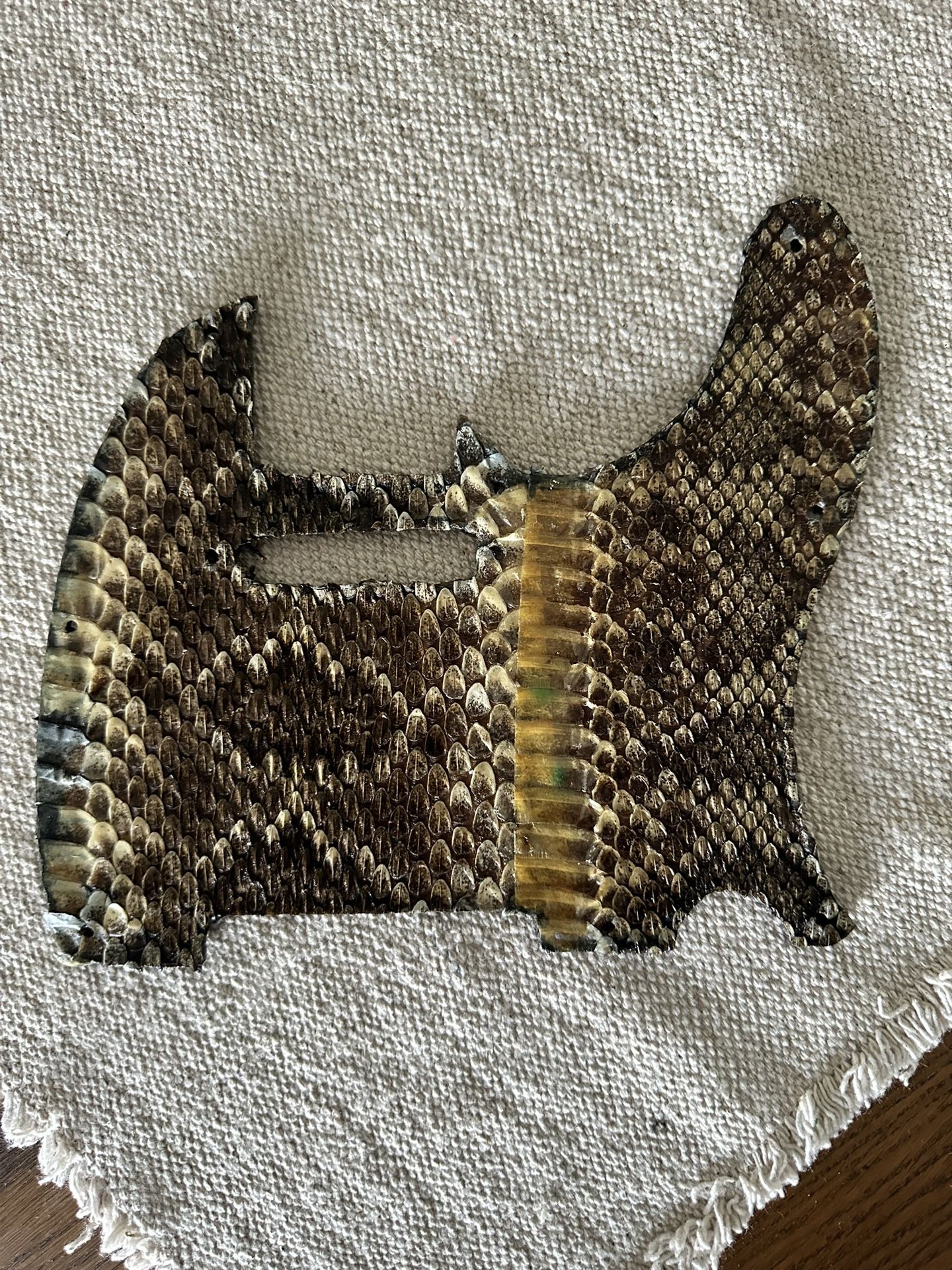 Custom Rattlesnake Leather Pickguard! Fender Telecaster! Any guitar available!