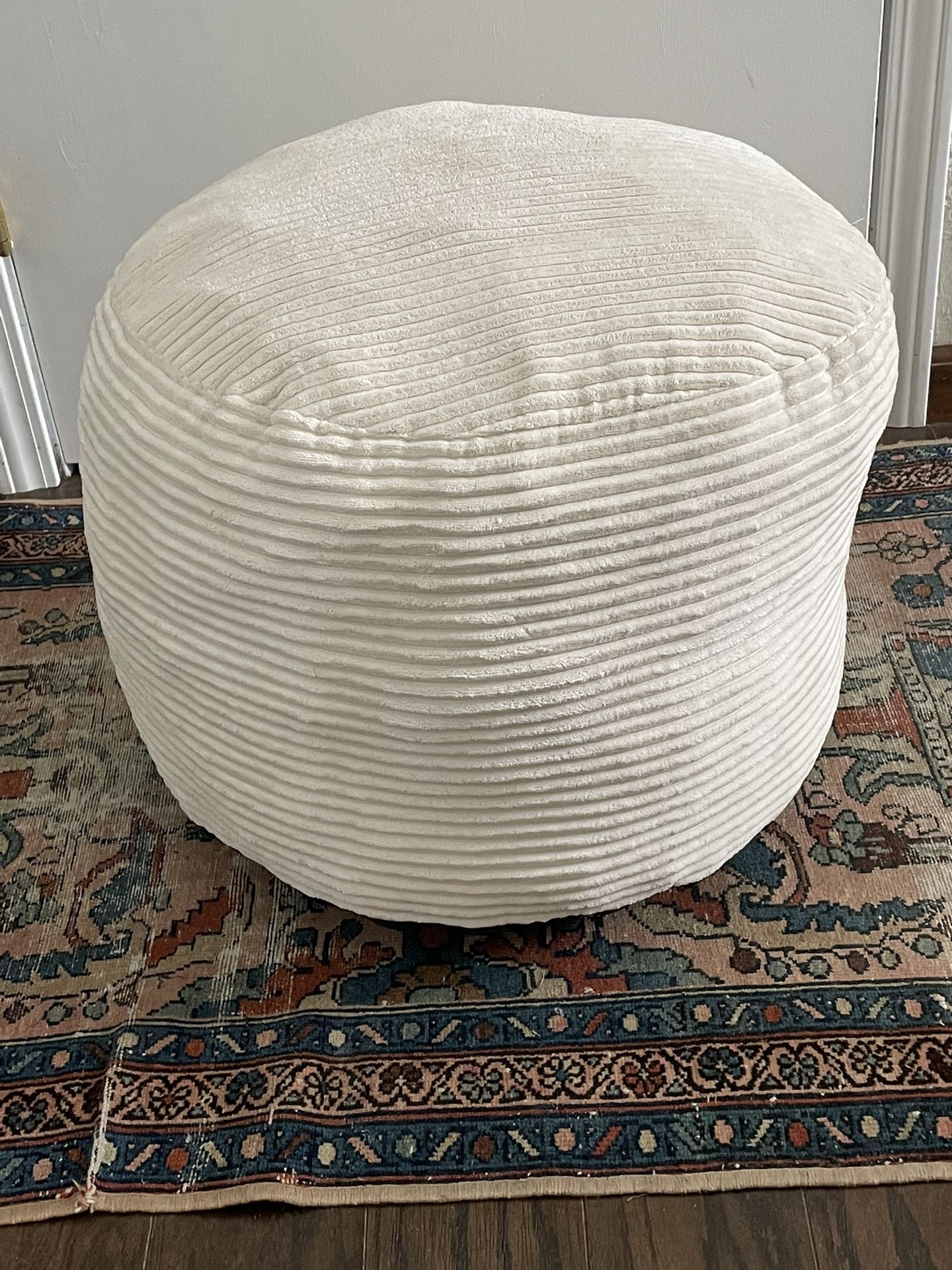 Poof In Cream- Soft Seat (not Stiff)