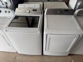 2021 SAMSUNG WASHER AND ELECTRIC DRYR HE 4.5&7.4 CUFT