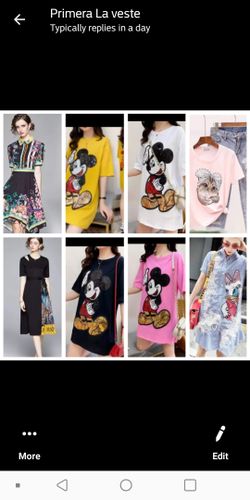 Good quality dresses and T-shirts ( Free sizes)