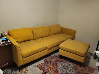 Yellow couch