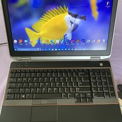 i3 ..i3..DELL LATITUDE  6520….128-SSD  GBcapacity …6.00 GB -RAM .  FASTER  and  READY FOR CLASSES  ON LINE OR