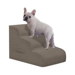 3-Step Dog Stairs, Non-Slip Pet Ramp for Small Dogs & Cats