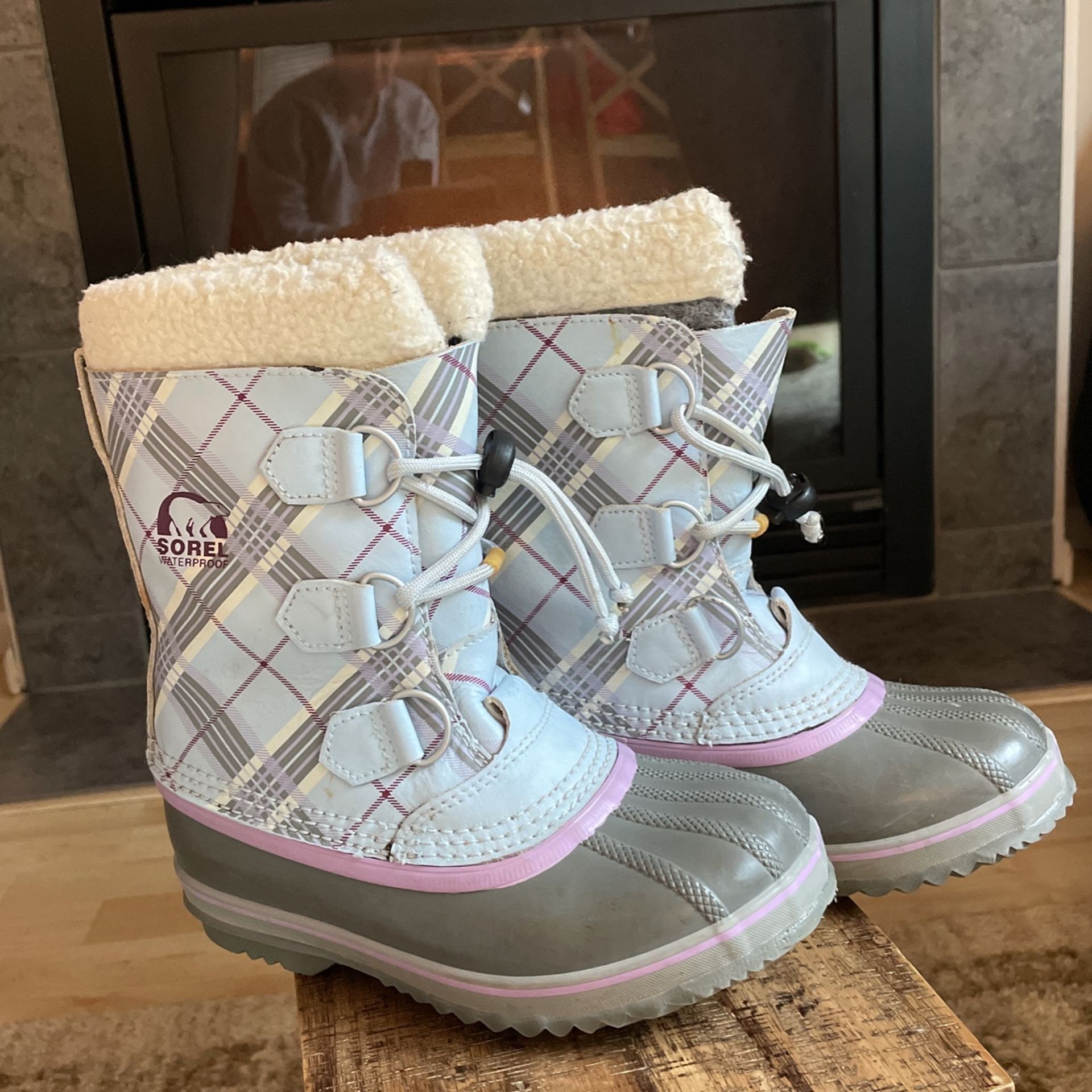 Kids Sorel Snow Boots Size 2