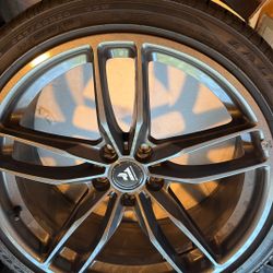 4 Cadillac Rims And Tires