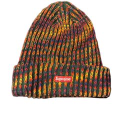 Supreme Rainbow Loose Gauge Beanie