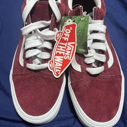 Burgandy Vans