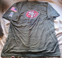 Rare San Francisco 49ers Nike dri fit salute to services mens xl shirt