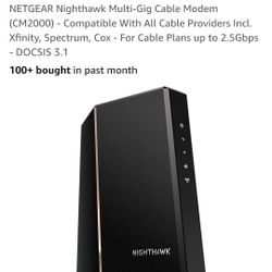 Nighthawk CM2000 Router