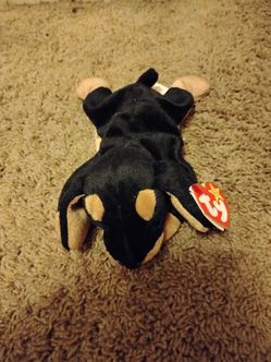 Ty Beanie Baby Doberman Dog Plush
