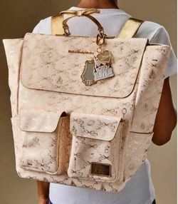 Bath & Body Works Disney Princess Backpack Cream Gold Bag