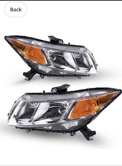 Civic 2012-15 Driver & Passenger Side headlights 
