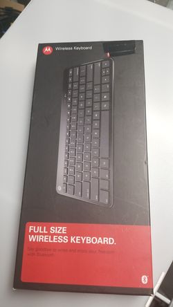 Bluetooth keyboard.