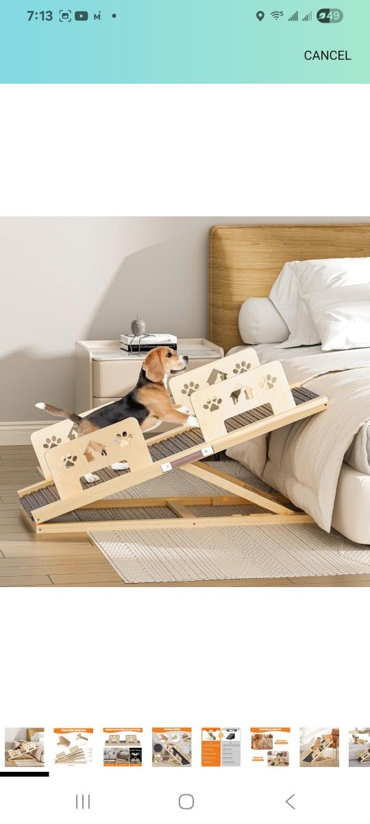 13.8"-22.8" Portable Steps Folding Ramp