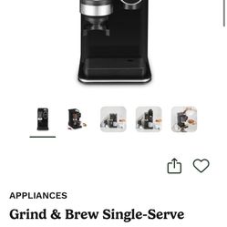 Grind & Brew Single-Serve Coffee Maker