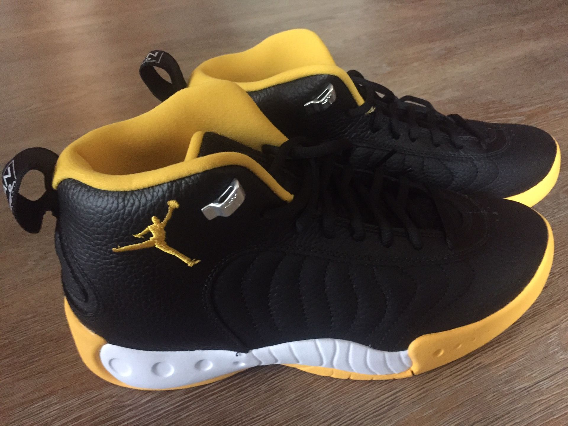 Air Jordan Jumpman Pro Basketball Men’s Black Yellow Shoes 906876-070