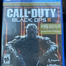 Call Of Duty Black Ops 3 Golden Edition Ps4