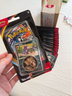 16  Pokémon TCG Mega Evolution—Chaos Rising Booster Toxel Promo & Coin (EN)