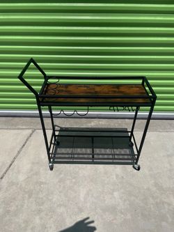 Wine bar cart