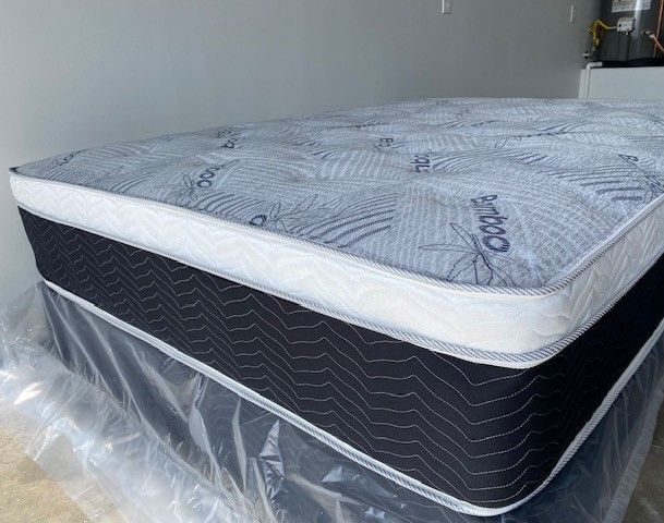 Cal King Euro Bamboo Pillow Top!