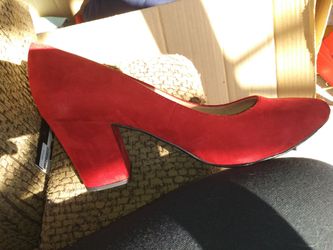 Lane bryant red heels 10W
