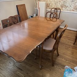 Antique dining room table