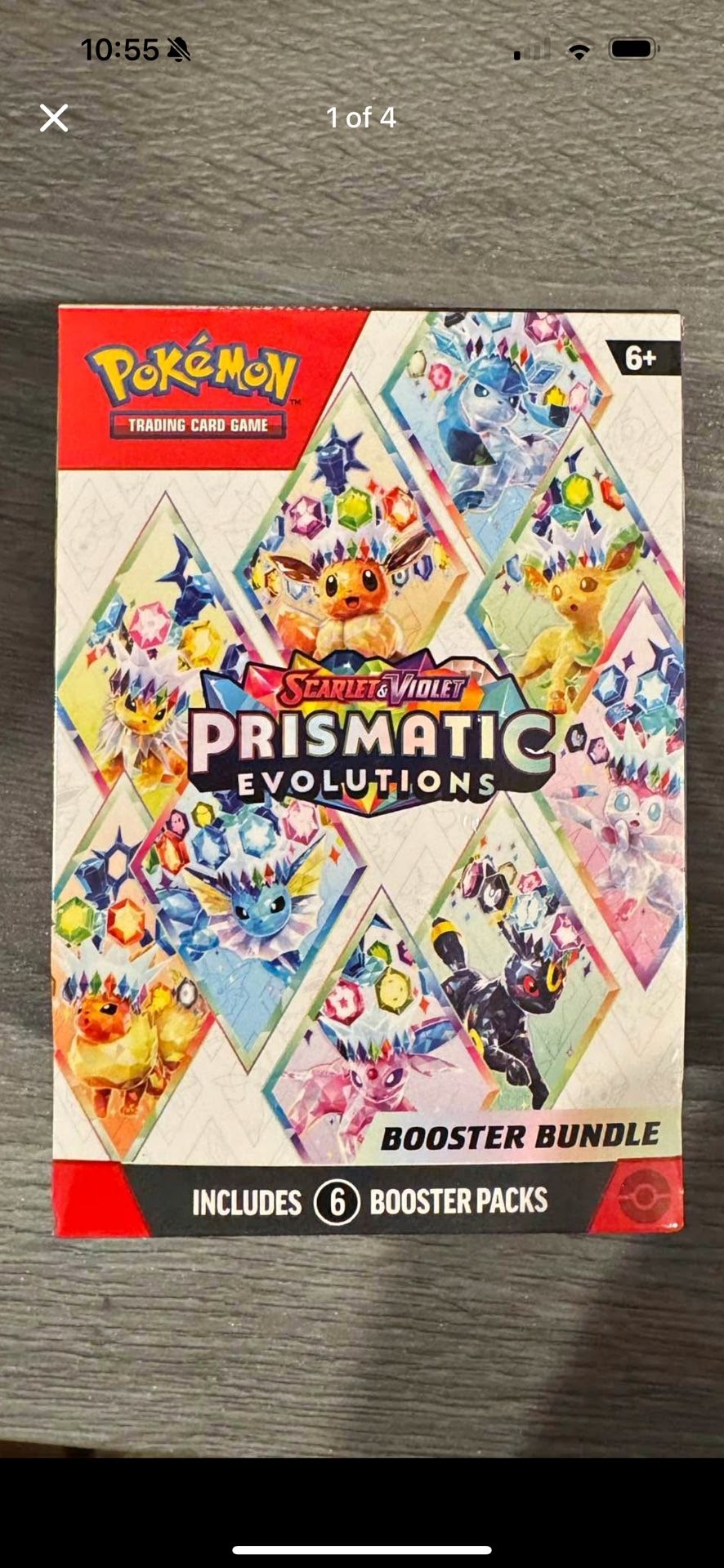 Pokemon cards Prismatic Booster