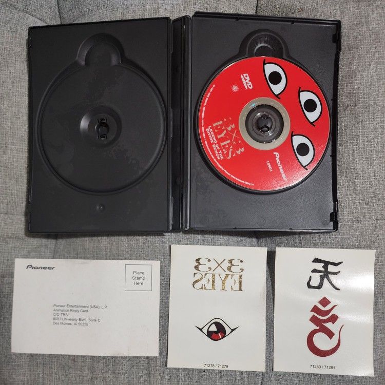 3x3 Eyes Collection (DVD, 2001, 2 Disc Set) Anime Collectors