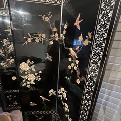 Asian Oriental Dressing Screen