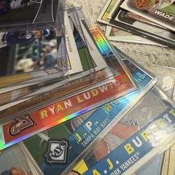 Group of baseball collecting cards 38 cards