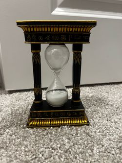 Egyptian Hieroglyphic Decorative Hourglass Sand Timer