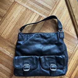 Michael Kors Black Leather Purse