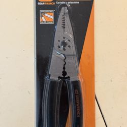 GearWrench 2162D Electrical Wire Stripper And Crimper, Black