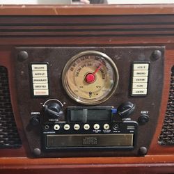 Victrola 8-in-1 Bluetooth Record Player & Multimedia Center