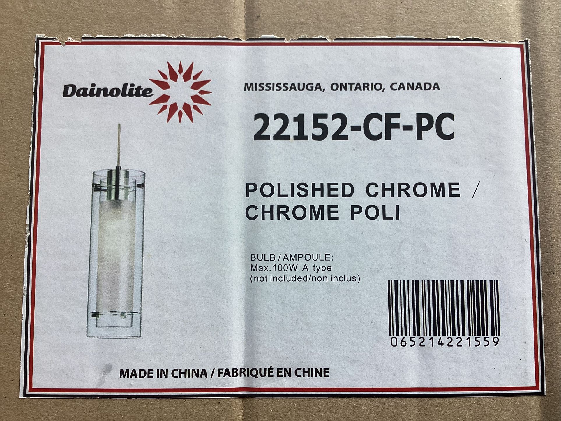 Chrome Light Pendulum Light Fixture