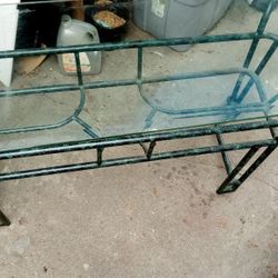 Glass TV Stand