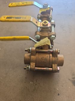 Three piece ball valves Apollo and muller