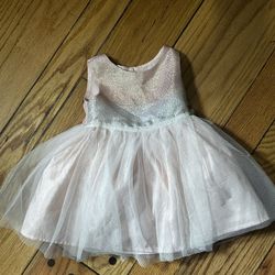 Pink Dress Cat & Jack 12m NWT