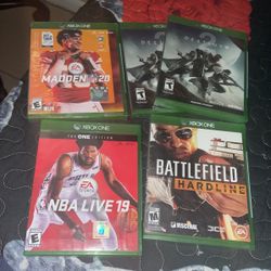 5 Brand New Xbox Games 