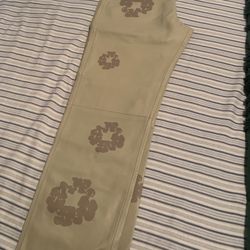 Denim Tears Cotton Wreath Leather Pants