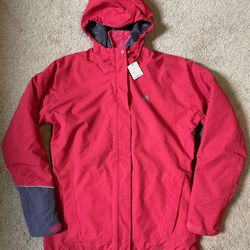 Adidas Girl’s Pink 3-in-1 Jacket , Size L, Brand New