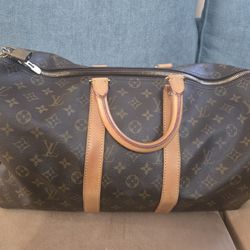Louis Vuitton Duffle Bag, Clean On The Inside And Out, LV Lock, Travel Bag
