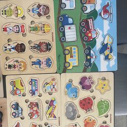 Wooden Puzzle Sets For Toddlers