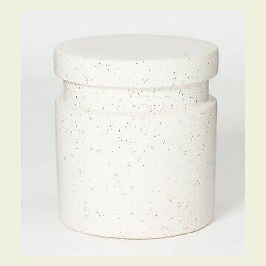 Brand New Threshold & Studio Mc Gee White Ceramic Side Table