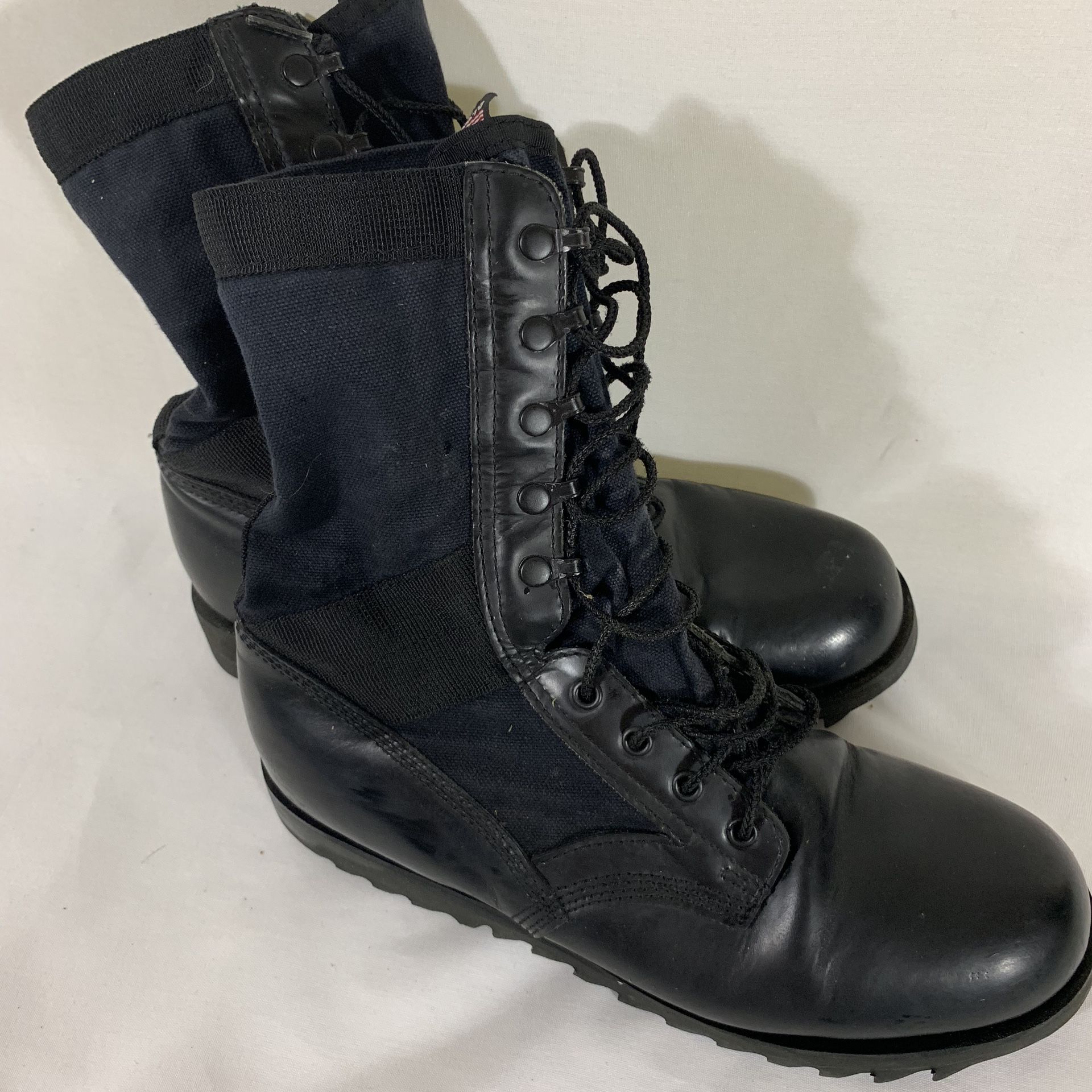 Altama Mens Size 11 R Military Jungle Boots 6877 Black Ripple Sole Combat Lace