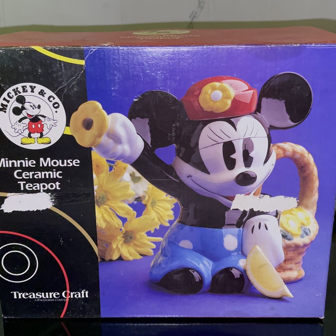 Treasure Craft Minnie Mouse Ceramic Teapot