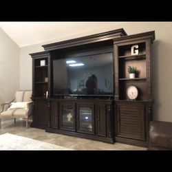 Ashley ,Solid Wood Entertainment Center