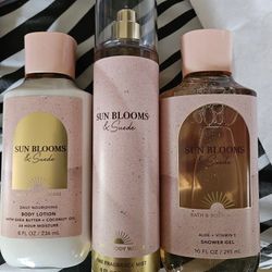 New 3 Pc Bath & Body Sets. Each 3 Pc Set