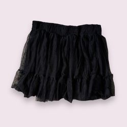 Xhilaration Black Tulle Skirt
